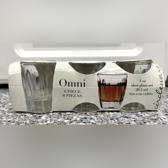 Circleware Omni Set of 6 - 1 oz. Shot Glass Set - Picture 1 of 4